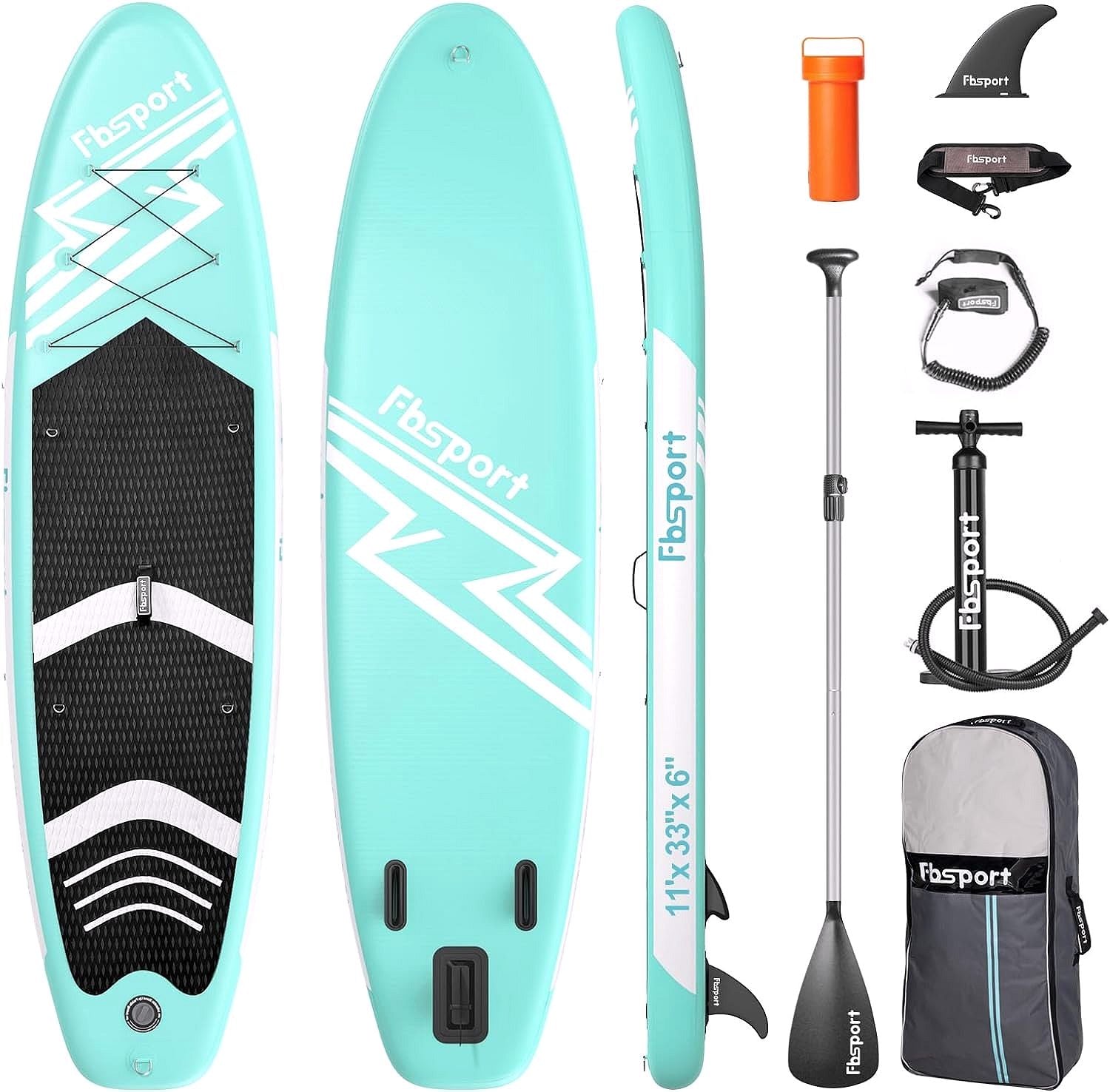 2026 Premium Stand Up Paddle Board, Yoga Board with Durable SUP Accessories & Carry Bag | Wide Stance, Surf Control, Non-Slip Deck, Leash, Paddle and Pump for Youth & Adult