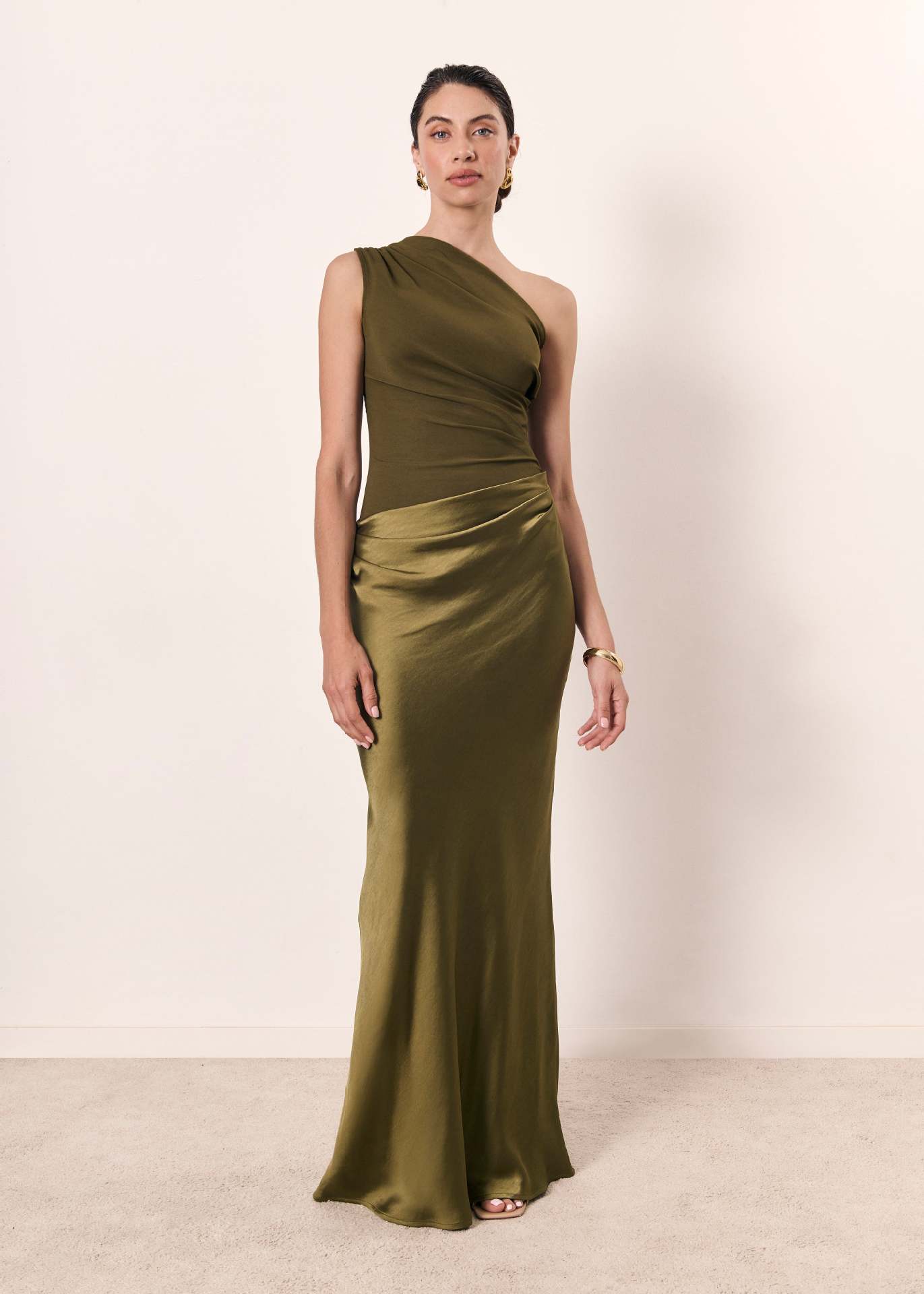 Sac bandoulière élégant à une épaule satin maxi fluide waist pour femme