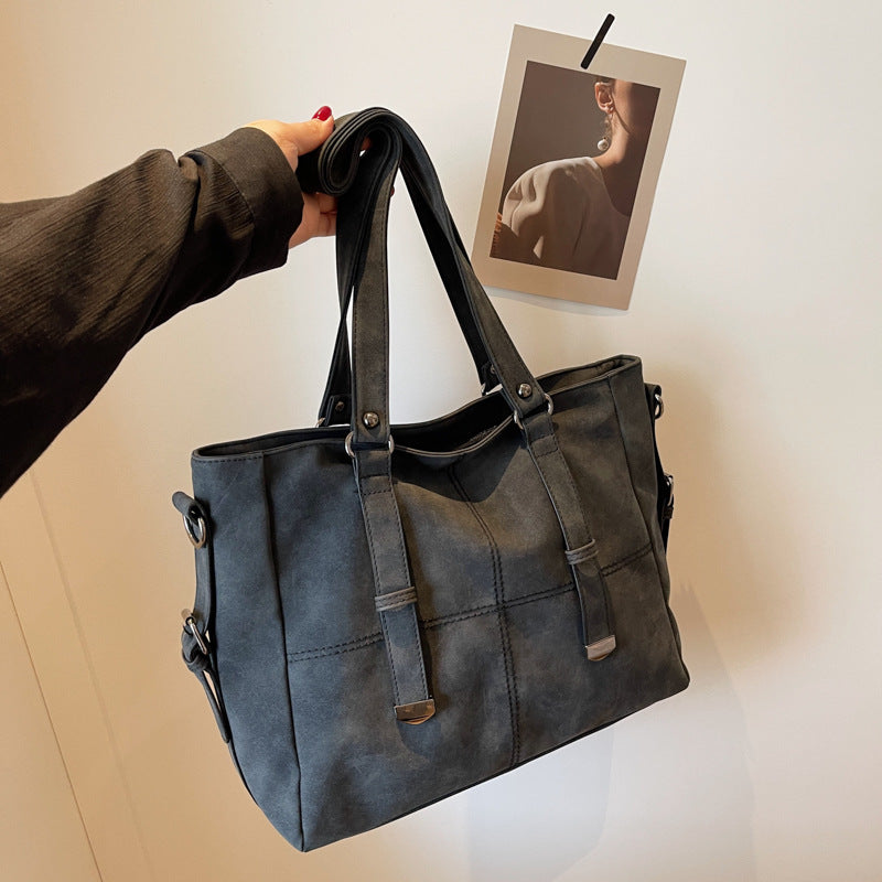 Women's Casual Velvet Large Capacity Tote Bag Everyday Travel - LAKD London