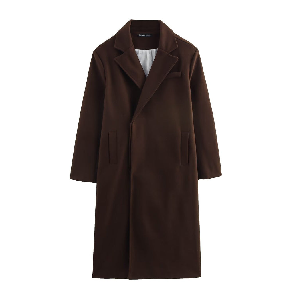 Women's Casual Loose Blended Trench Coat Oversized Style - LAKD London