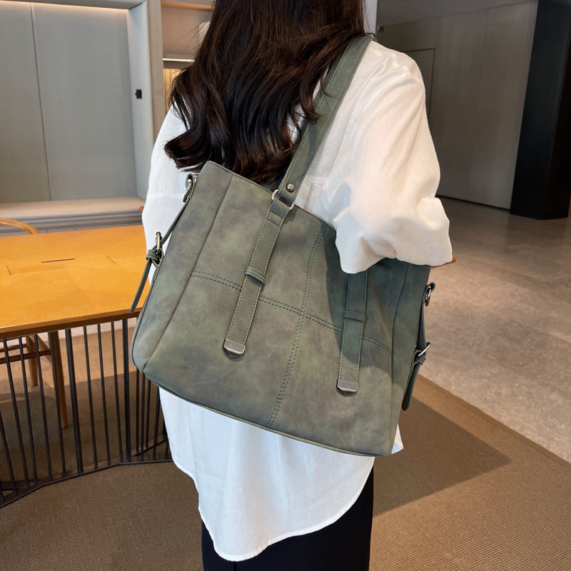 Women's Casual Velvet Large Capacity Tote Bag Everyday Travel - LAKD London