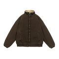 Men's Lamb Wool Lined Winter Cardigan Jacket Warm Casual - LAKD London