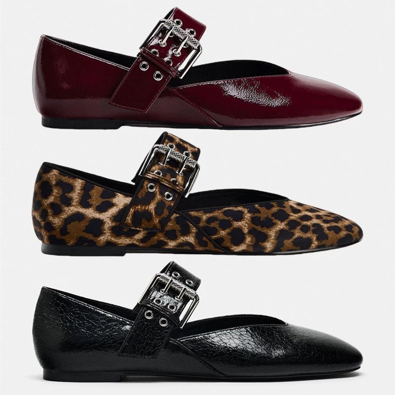 Women's Luxury Round Toe Ballet Slipper Flat Heel Pumps - LAKD London