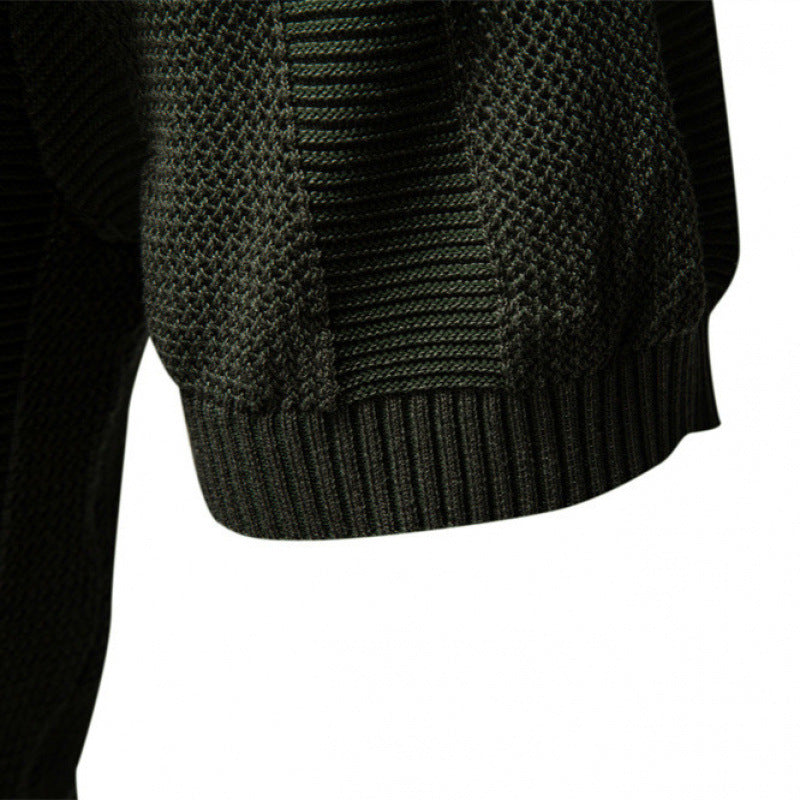 Men's Summer Textured Striped Hollow Short Sleeve Polo Shirt - LAKD London