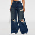 Women's Premium High Waist Wide Leg Street Style Jeans - LAKD London