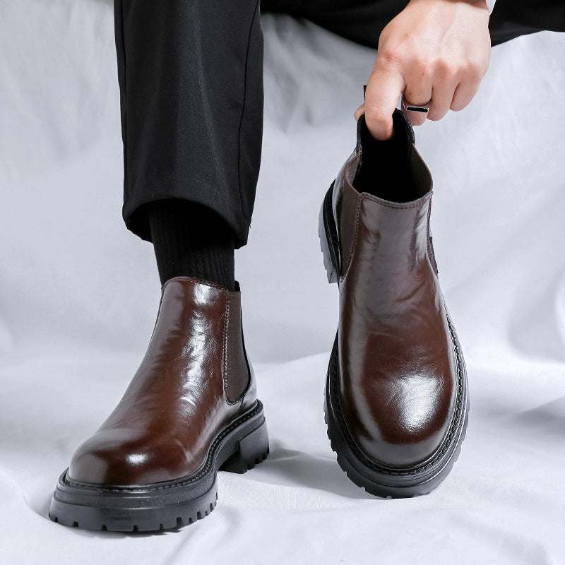 Men's Premium Low Top Martin British Leather Chelsea Boots - LAKD London