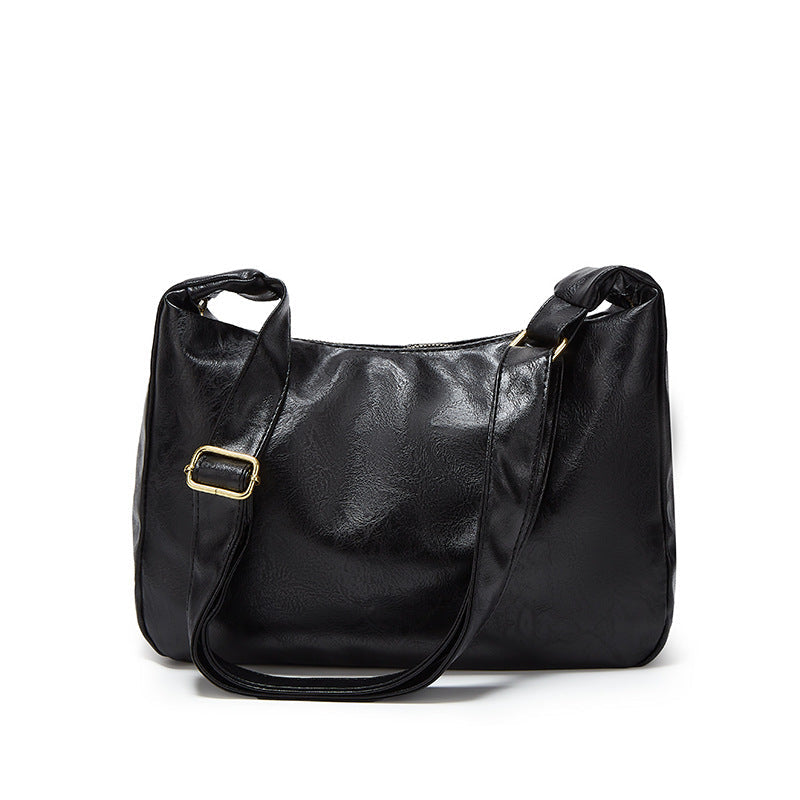 Women's Solid Colour Retro Large Capacity Shoulder Tote Bag Everyday - LAKD London