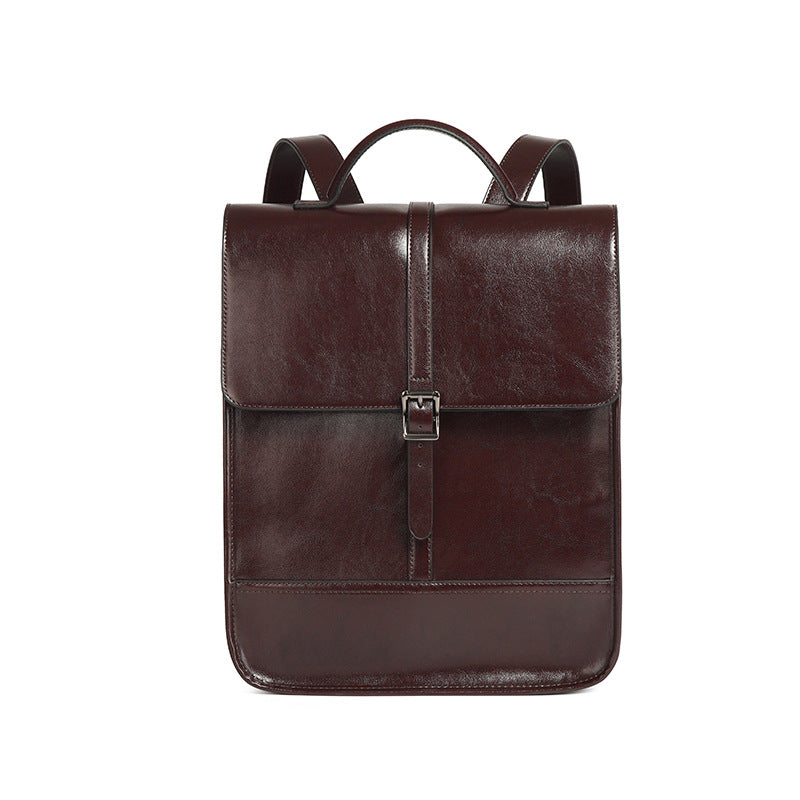 Women's British Style Waterproof Leather Travel Backpack Vintage - LAKD London
