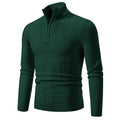 Pull coupe ajustée maille col montant décontracté pour homme