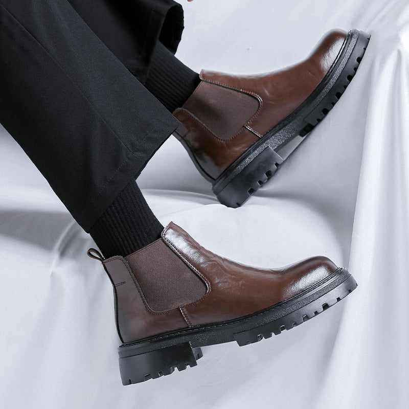 Men's Premium Low Top Martin British Leather Chelsea Boots - LAKD London