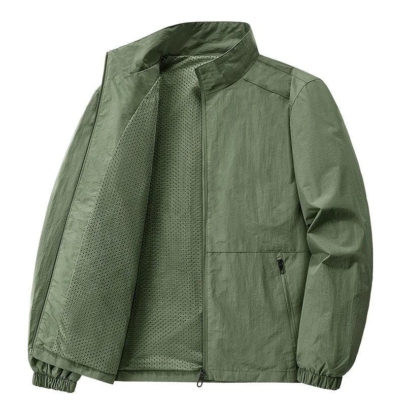 Veste léger respirant décontracté zippé habillé printemps pour homme