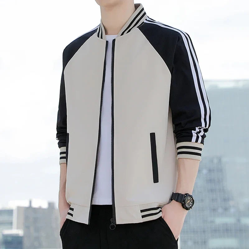 Veste coupe-vent imperméable polyvalent décontracté léger tendance pour homme