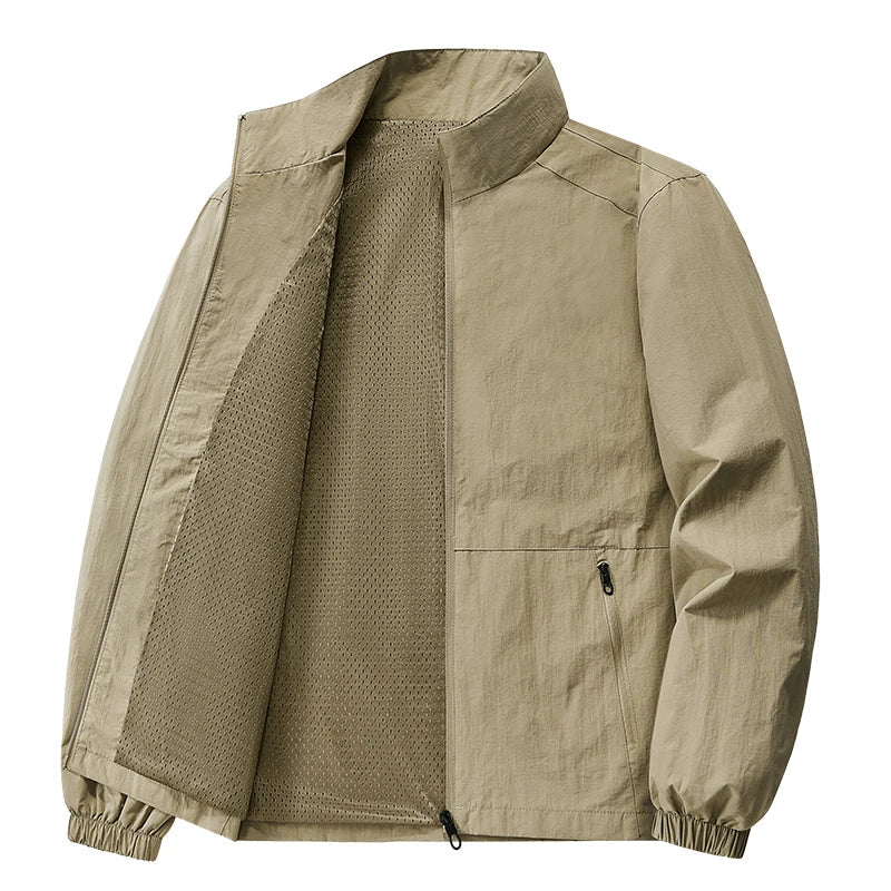 Veste léger respirant décontracté zippé habillé printemps pour homme