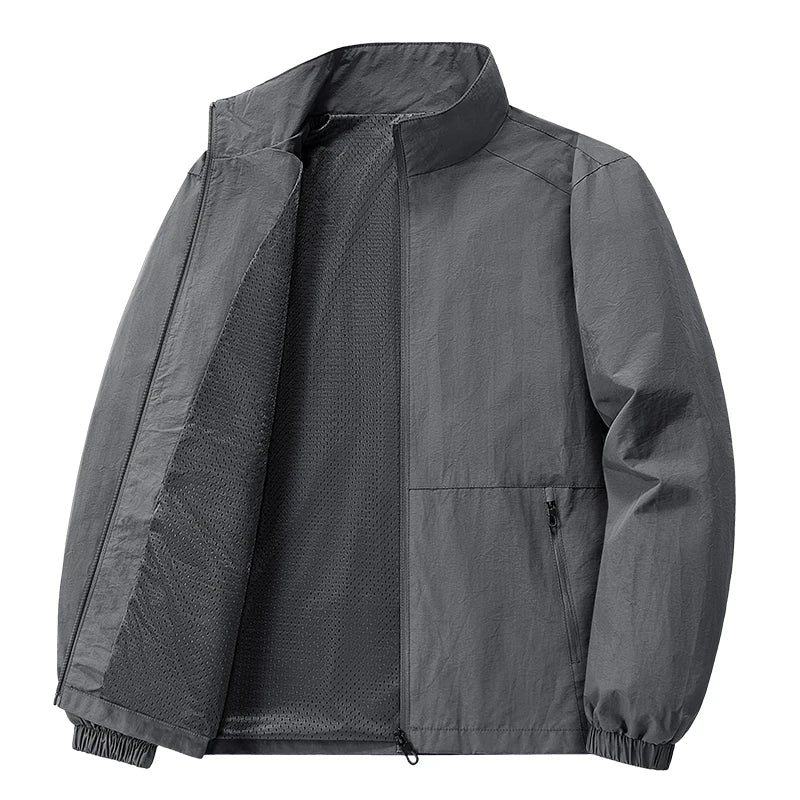 Veste léger respirant décontracté zippé habillé printemps pour homme