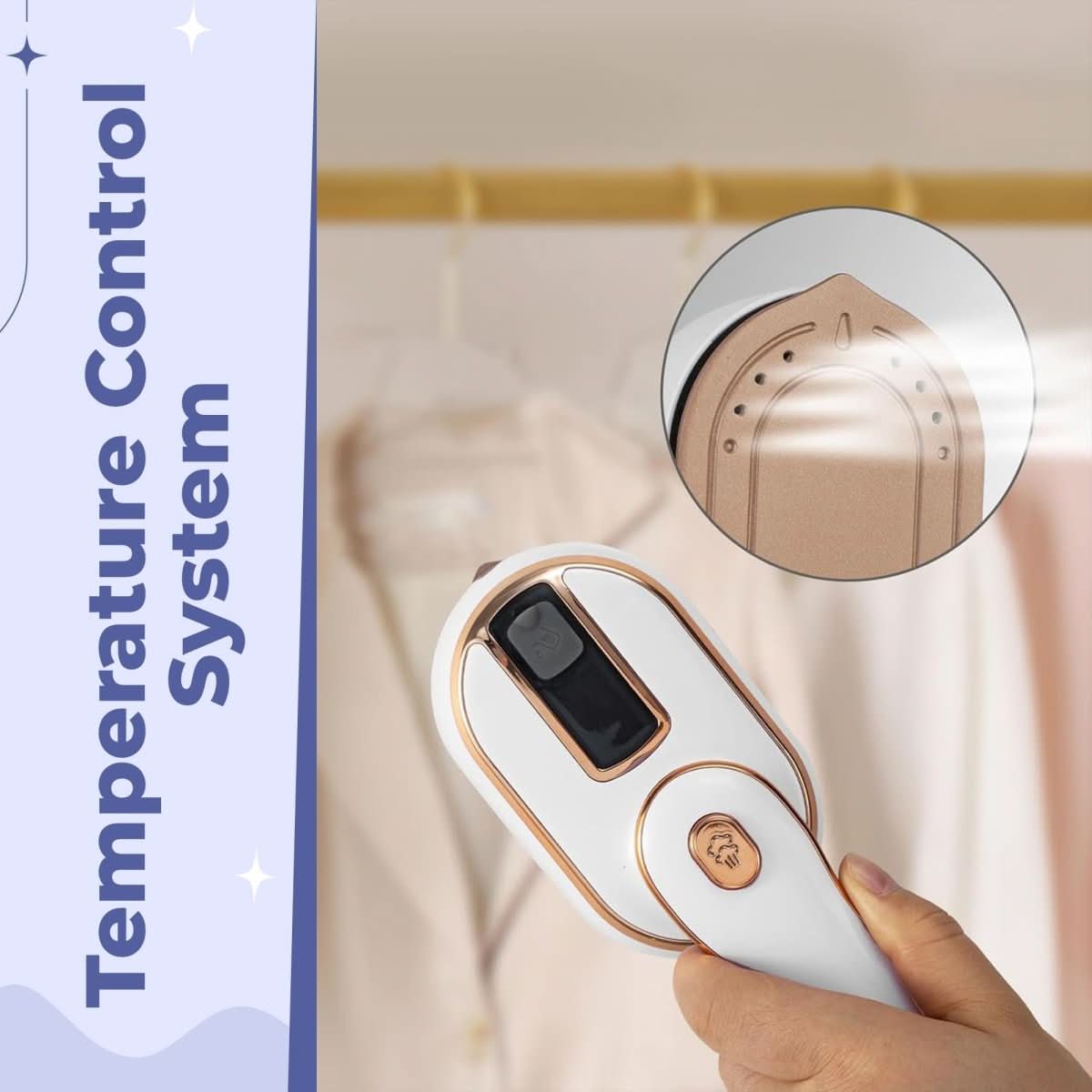 BowLift | Portable Travel Steamer for Wrinkle-Free Outfits