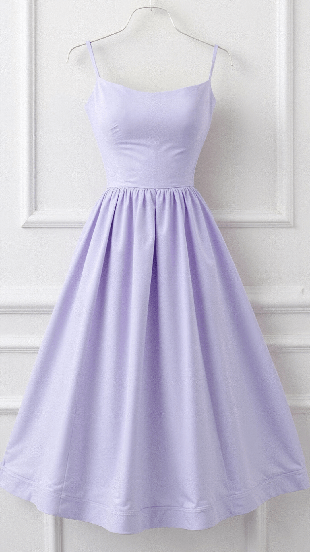 Robe à brides ligne midi ascot été pour femme
