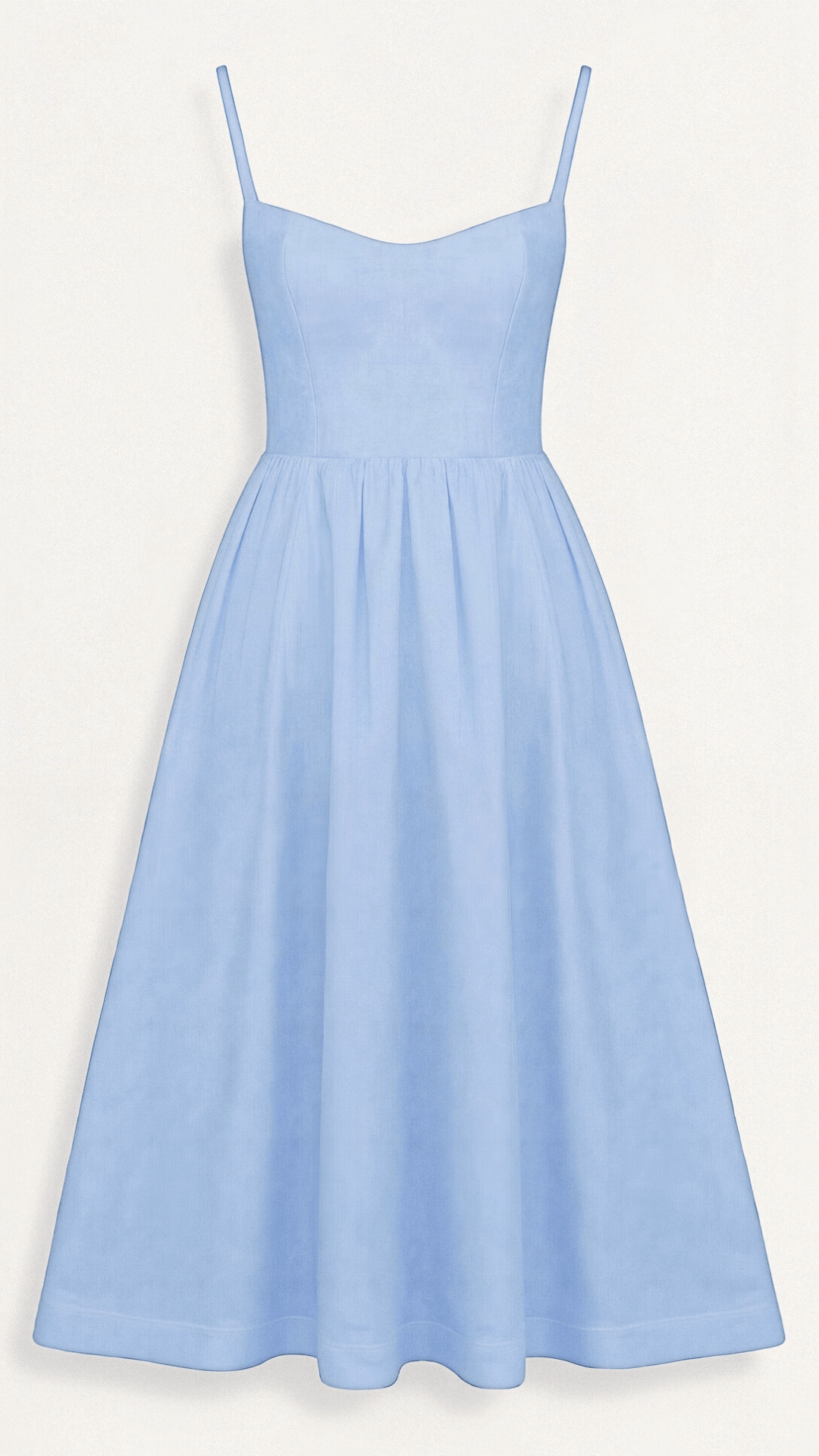 Robe à brides ligne midi ascot été pour femme
