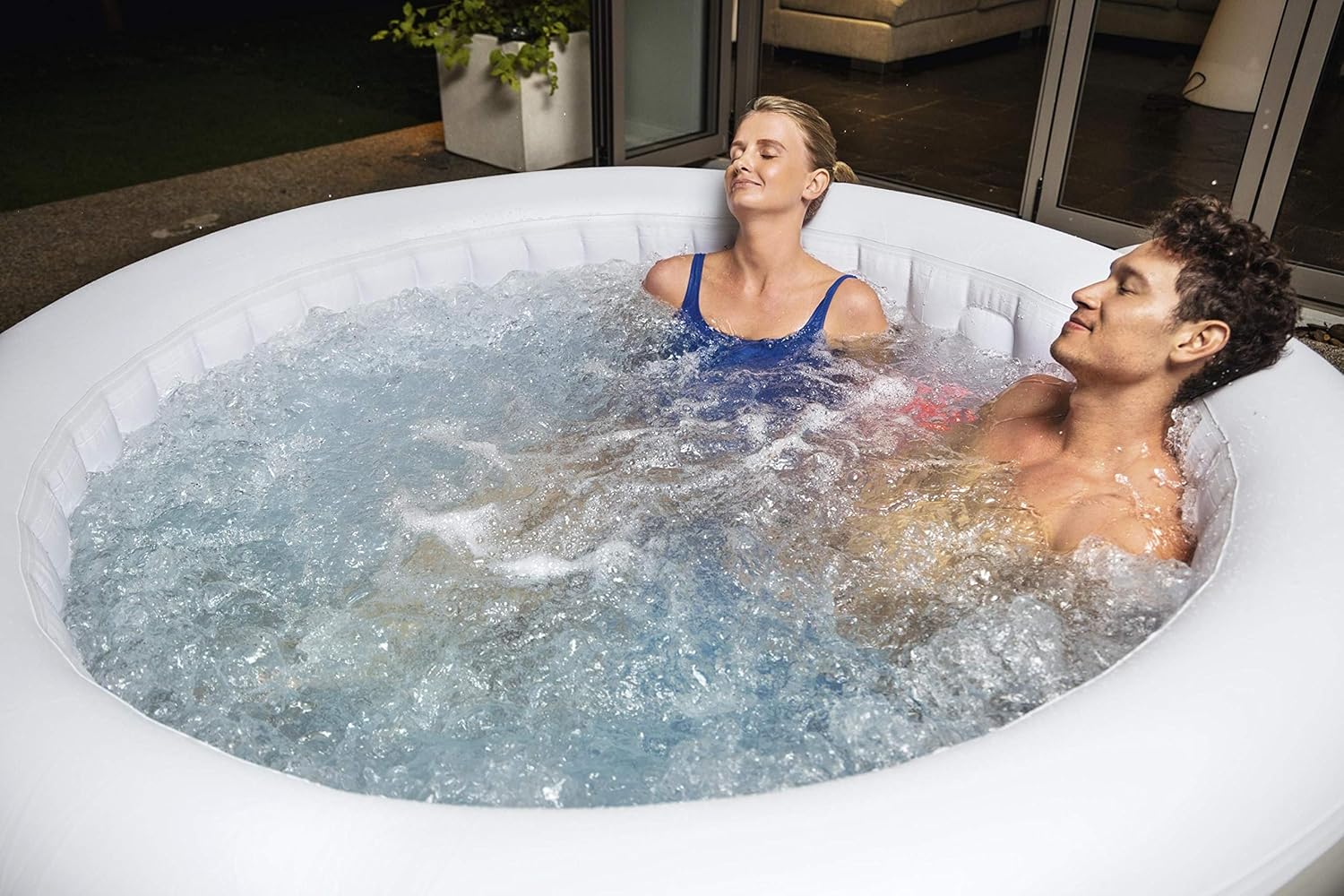 2026 Spa gonflable rond BESTWAY Lay-Z-Spa® Miami Airjet™ 2 - 4 personnes