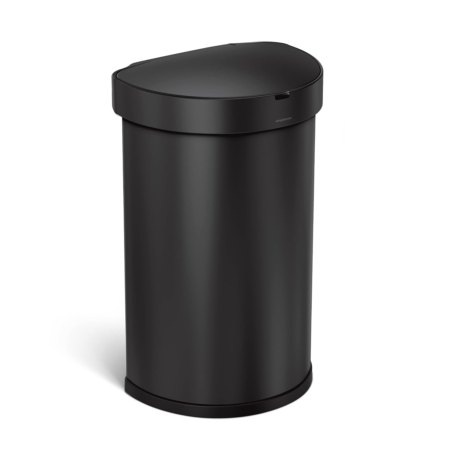 2026 2025 Simplehuman Poubelle de Cuisine Semi-Ronde à Ouverture au Pied 60 Litres avec Couvercle à Fermeture Douce, Acier Inoxydable Brossé