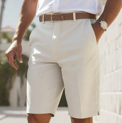 2026 Men's Business Style Summer Suit Shorts Casual Comfortable Tailored Fit