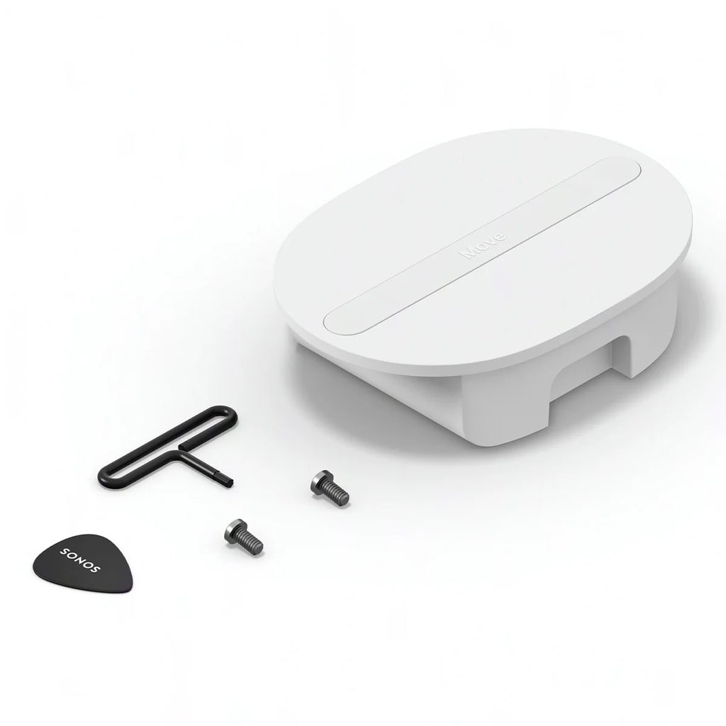 2026 2025 Sonos Move 2 – Enceinte Portable Intelligente Blanche avec Batterie 24 Heures, Bluetooth et Wi-Fi, Résistante à l’Eau, Son Stéréo Puissant et Commande Vocale