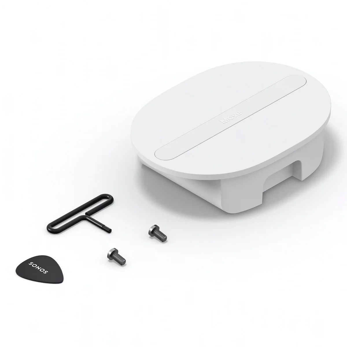 2026 2025 Sonos Move 2 – Enceinte Portable Intelligente Blanche avec Batterie 24 Heures, Bluetooth et Wi-Fi, Résistante à l’Eau, Son Stéréo Puissant et Commande Vocale
