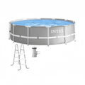 2026 2025 Intex Prism Frame – Piscine Hors-sol 12 pieds x 39 pouces, Structure Acier, Filtre et Échelle Inclus, Édition Limitée