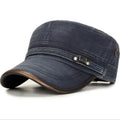 2026 Men's Casual Cotton Flat Cap Adjustable Sun Protection Everyday Style