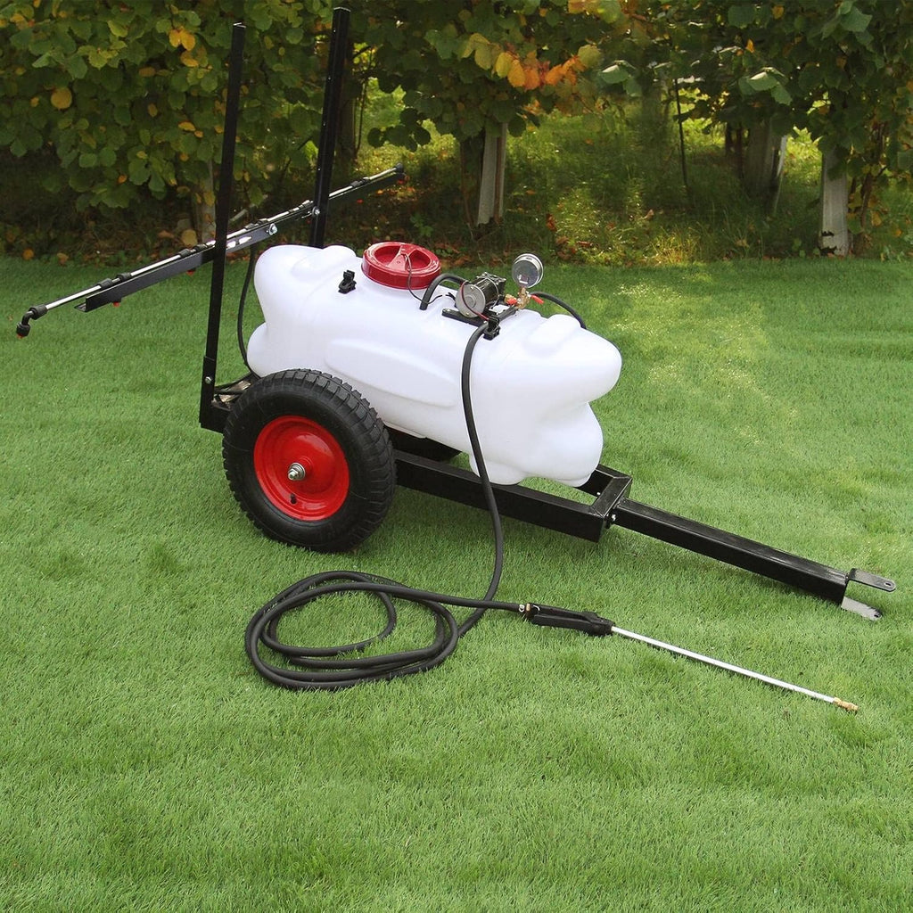 2026 Pulvéristeur pour Quad VTT 60L avec Remorque Maxblast 12V Buses de Flèche Pulvérisation et Accessoires Fertilisants Pesticides Agriculture