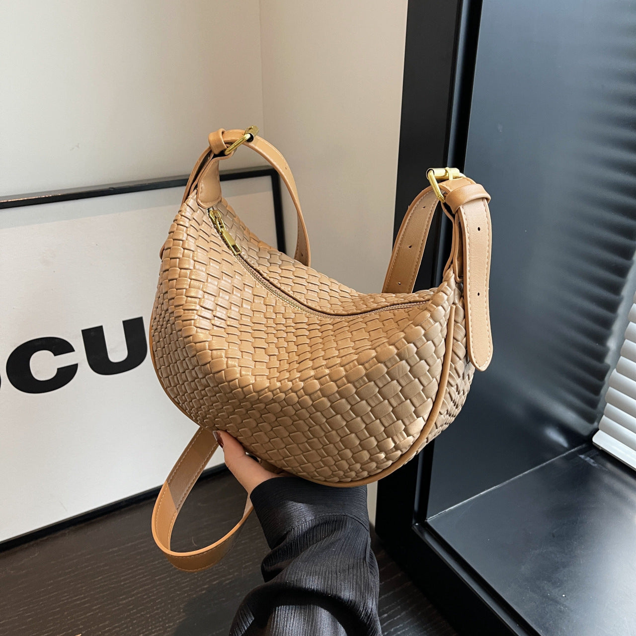 Women's Dumpling Style Casual Crossbody Shoulder Bag Soft - LAKD London