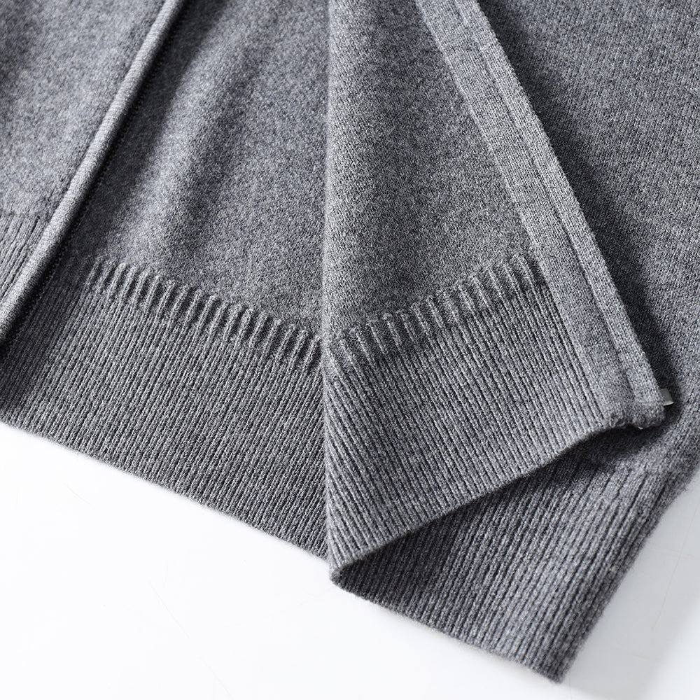 Gilet élégant décontracté tricoté chaud coupe ample pour homme