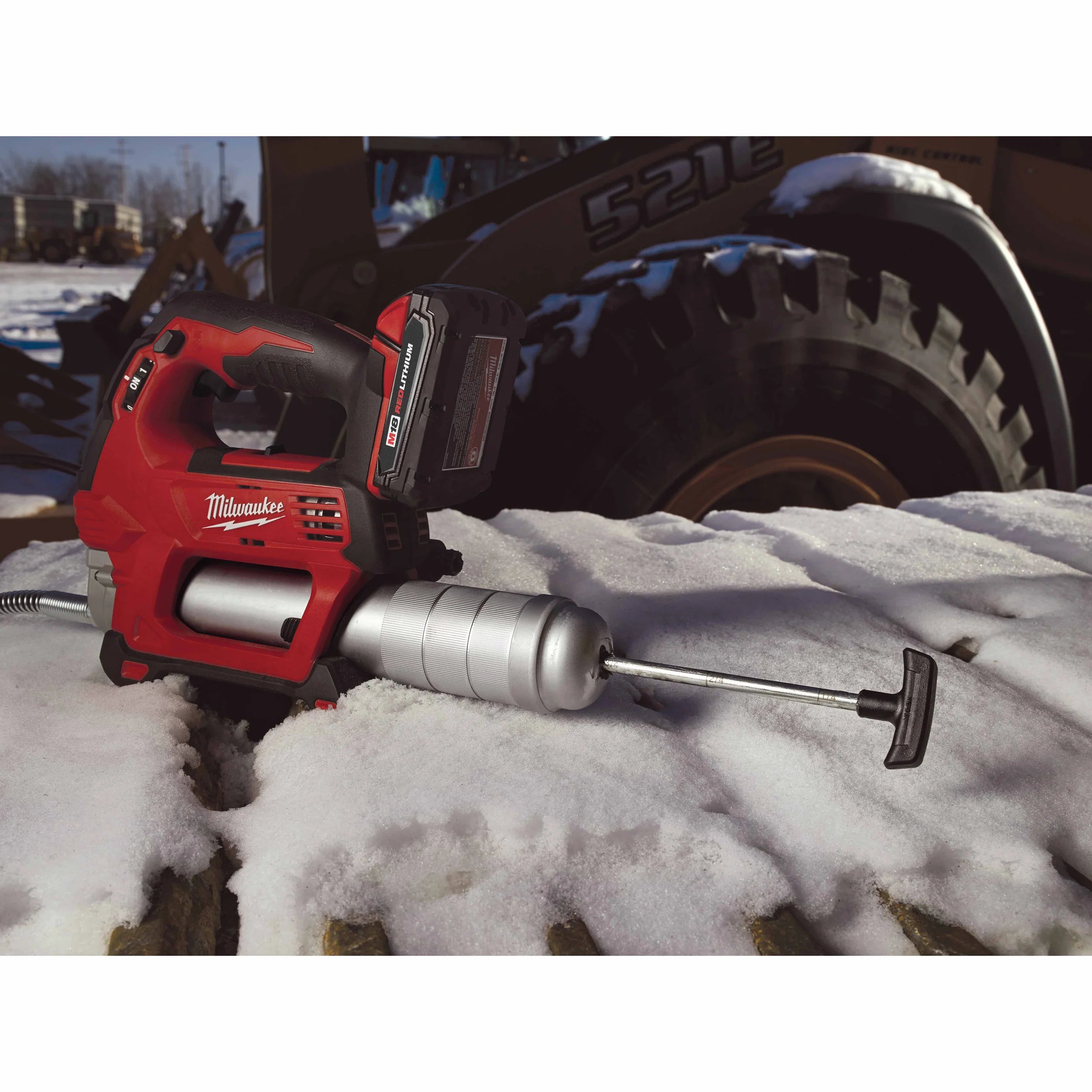 2026 Kit de pistolet à graisse Milwaukee 2646-21CT M18 à 2 vitesses (1 batterie)