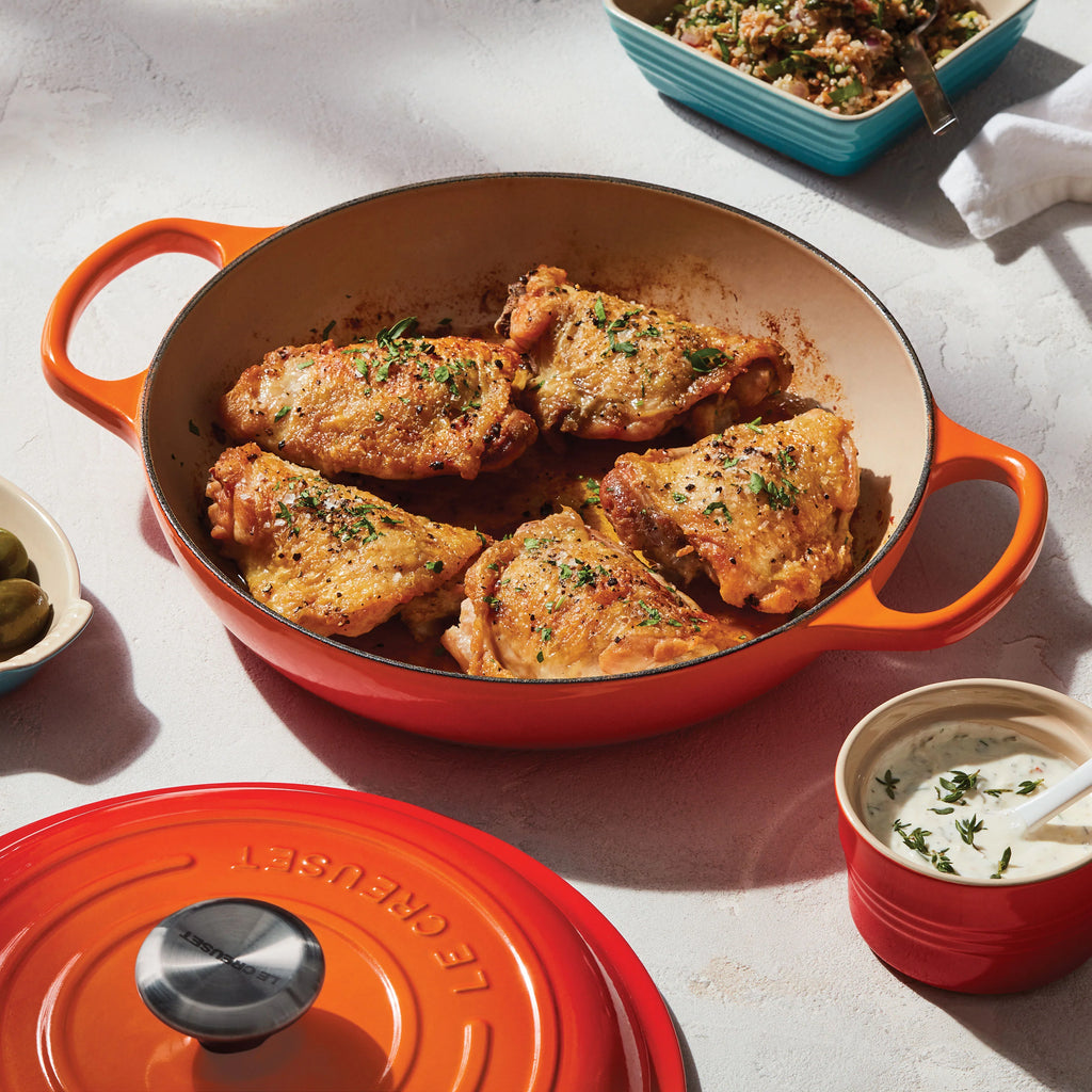 2026 2025 Le Creuset Signature Cocotte en Fonte Émaillée 5 Quart – Couleur Flamme