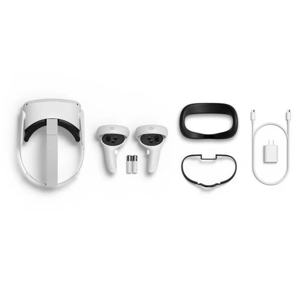 2026 2025 Casque VR Tout-en-Un Oculus Quest 2 – Stockage 128 Go ou 256 Go – Expérience Immersive, Contrôleurs Touch, Graphismes Haute Résolution et Audio 3D