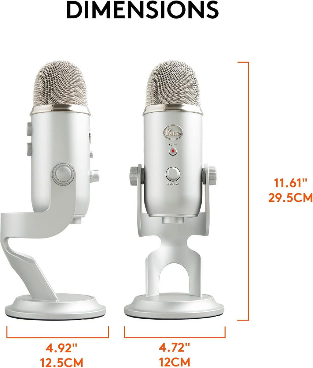 2026 2025 Logitech for Creators Microphone USB Blue Yeti (Noir)