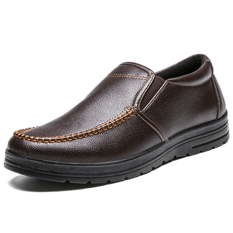 Chaussures élégant léger en cuir professionnel décontracté pour homme