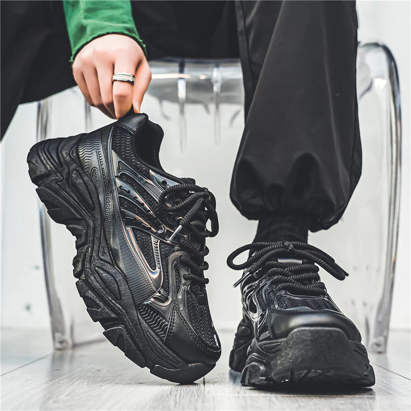 2026 Men's Chunky Platform Sneakers Height Increasing Casual Trainers