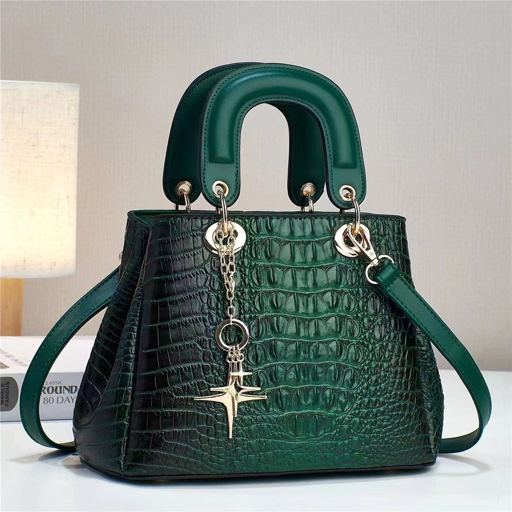 Sac besace élégant brillant PU pour femme