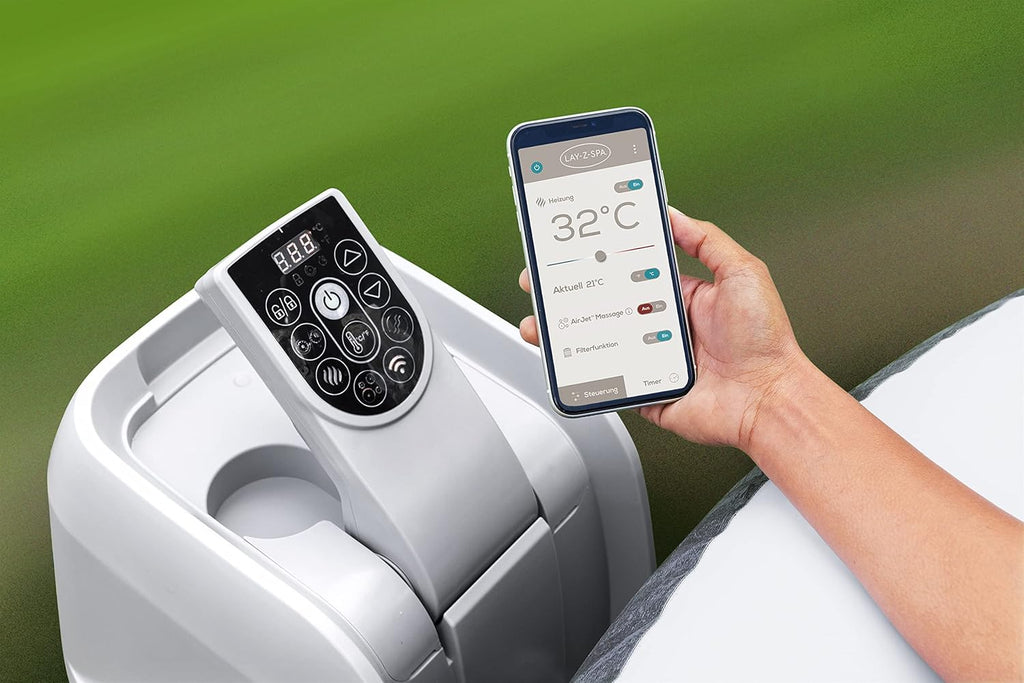 2026 Spa gonflable rond BESTWAY Lay-Z-Spa® Miami Airjet™ 2 - 4 personnes