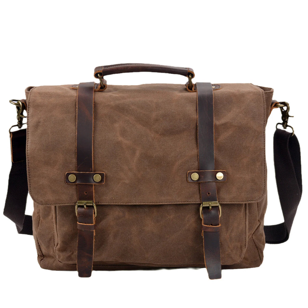 2026 Men's Business Travel Crossbody Bag Canvas Document Shoulder Carry