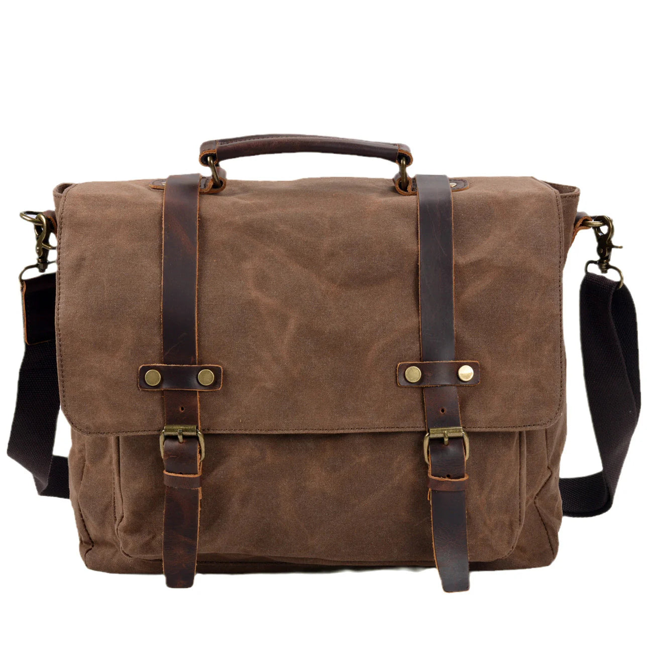 2026 Men's Business Travel Crossbody Bag Canvas Document Shoulder Carry