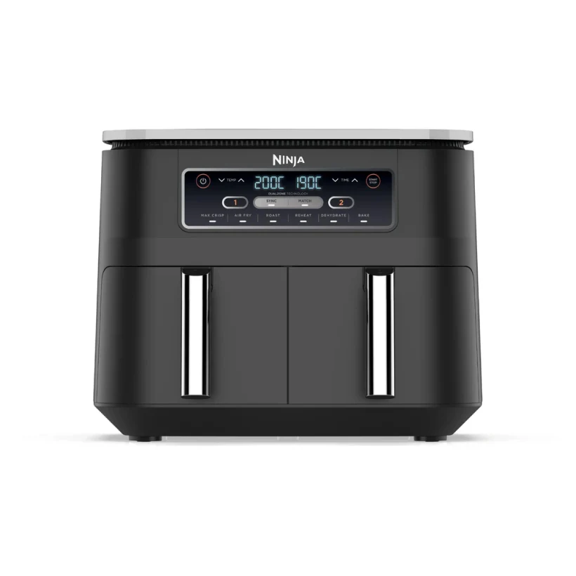 2026 2025 Friteuse à air double zone Ninja Foodi avec deux paniers indépendants et 6 programmes de cuisson