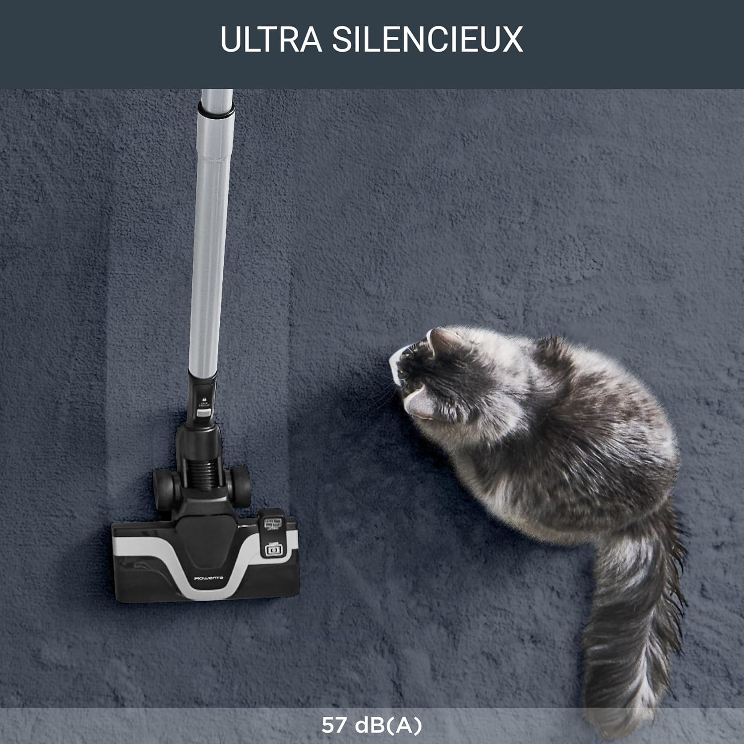 2026 2025 Rowenta RO7451EA – Aspirateur Silence Force Effitech, Ultra-Silencieux 57 dB, Haute Filtration, Sac XXL, Édition Limitée