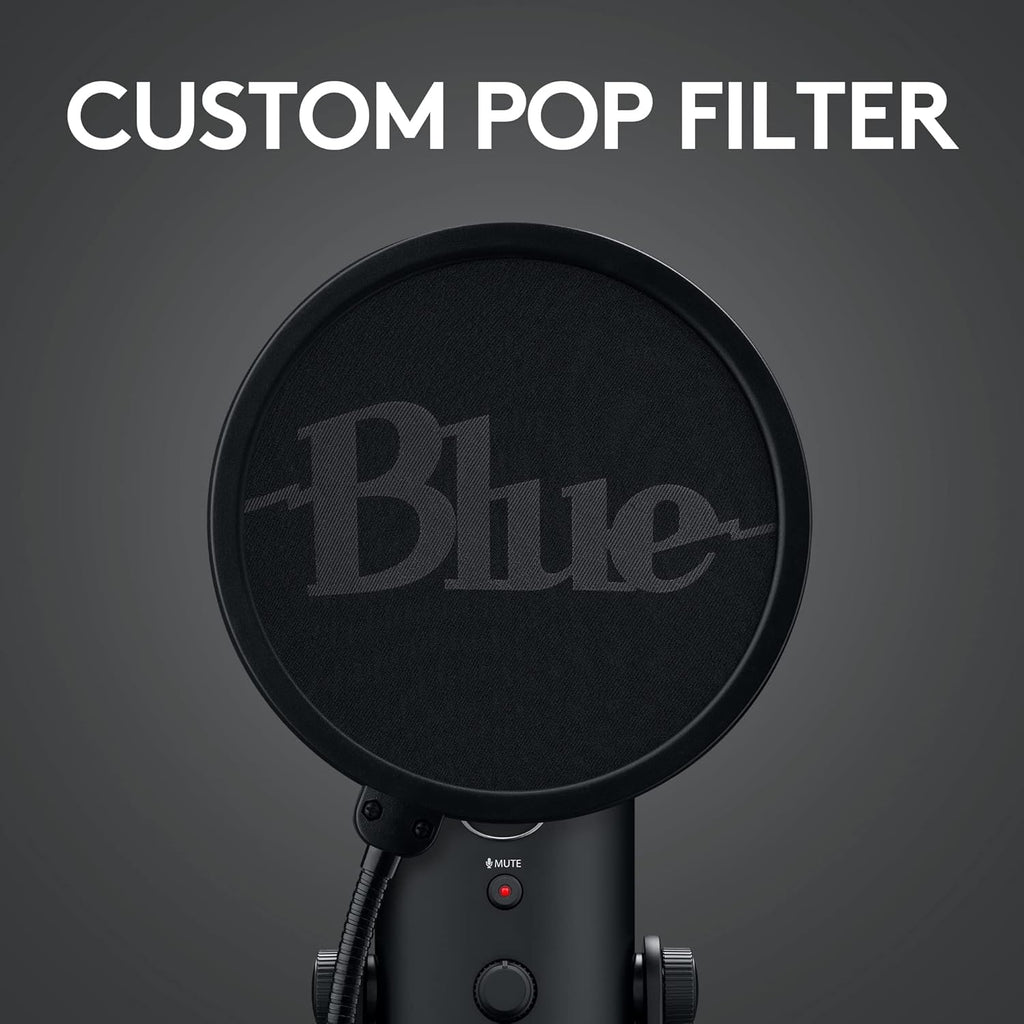 2026 2025 Logitech for Creators Microphone USB Blue Yeti (Noir)