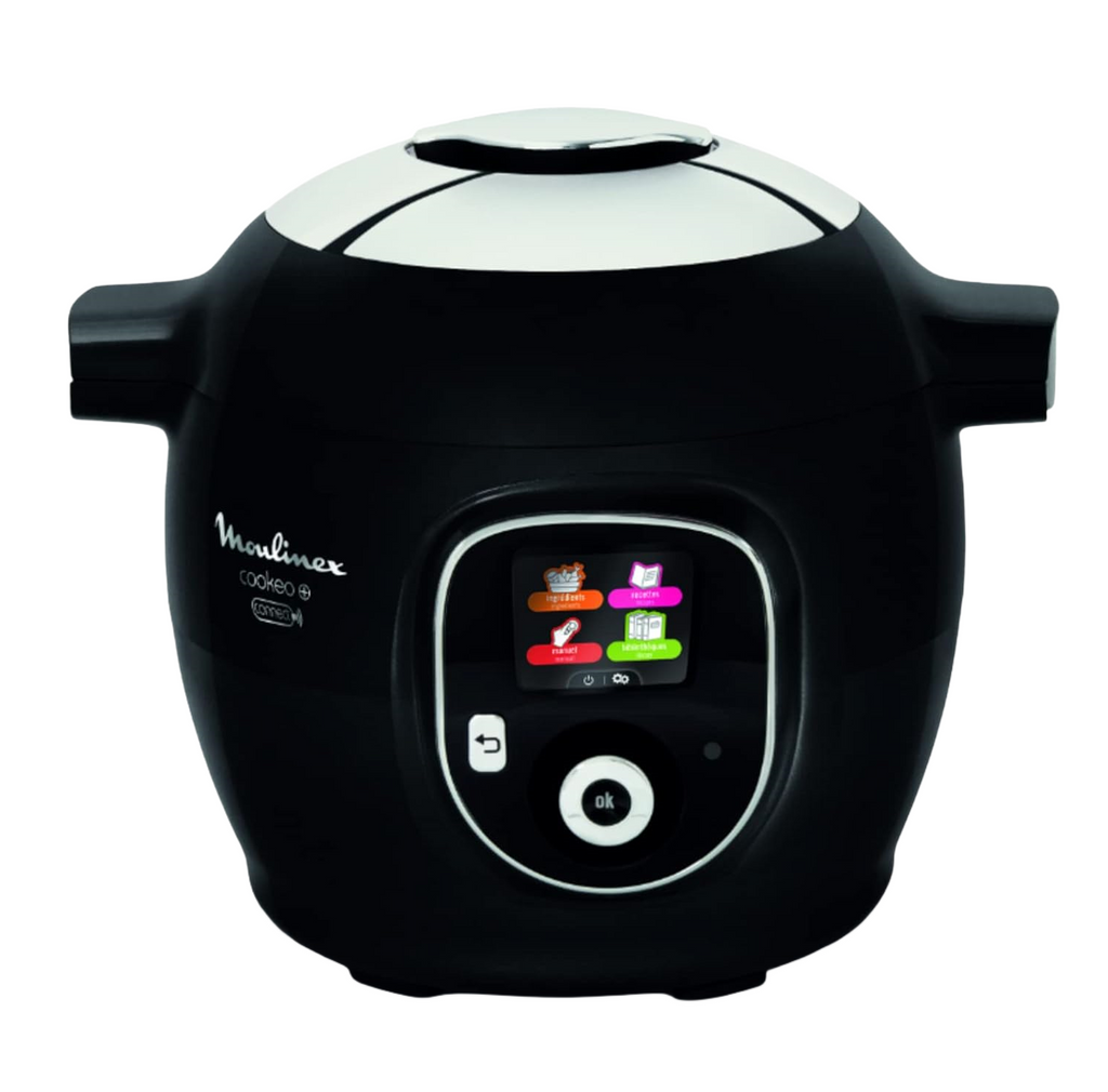 2026 Connect Multicuiseur Intelligent Haute Pression Balance et Moule Inclus 6L 200 Recettes 6 Modes de Cuisson Guide Pas à Pas Application Mon Cookeo CE859800, 6 liters, Noir