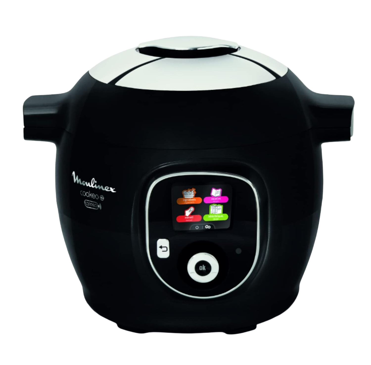 2026 Connect Multicuiseur Intelligent Haute Pression Balance et Moule Inclus 6L 200 Recettes 6 Modes de Cuisson Guide Pas à Pas Application Mon Cookeo CE859800, 6 liters, Noir