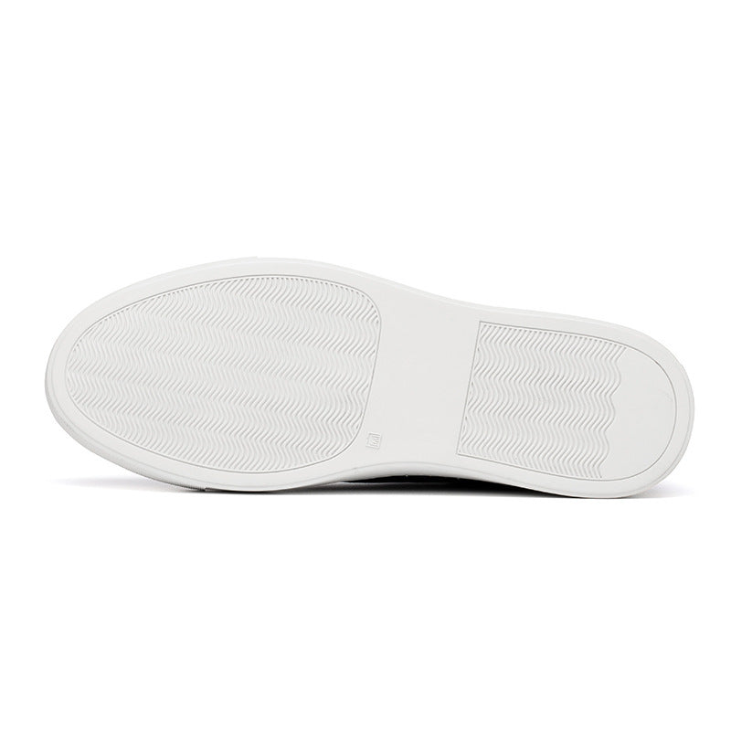 Men's Toe Layer Pattern Sneakers | Low top Croc Pattern Leather Shoes - LAKD London