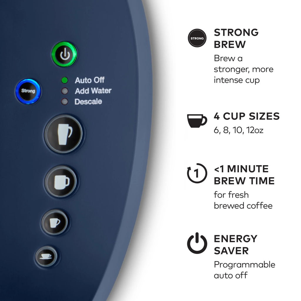 2026 2025 Keurig K-Select Machine à Café à Dosettes K-Cup à Service Unique – Édition Vintage Rouge, Grand Réservoir et Fonction Strong Brew pour un Café Plus Intense