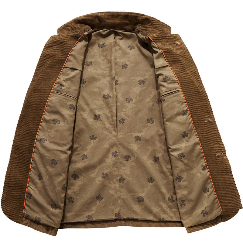 2026 Men's Corduroy Casual Coat for Timeless Comfort and Vintage Style