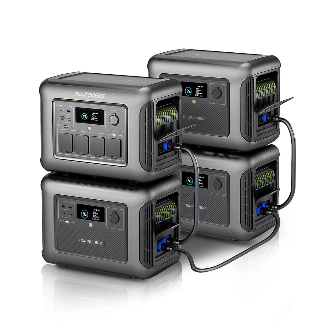 2026 2025 ALLPOWERS B1000 Batterie d’extension 1152Wh pour stations d’énergie R1500 et R2500